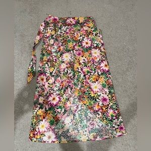 H&M Floral Wrap Skirt
